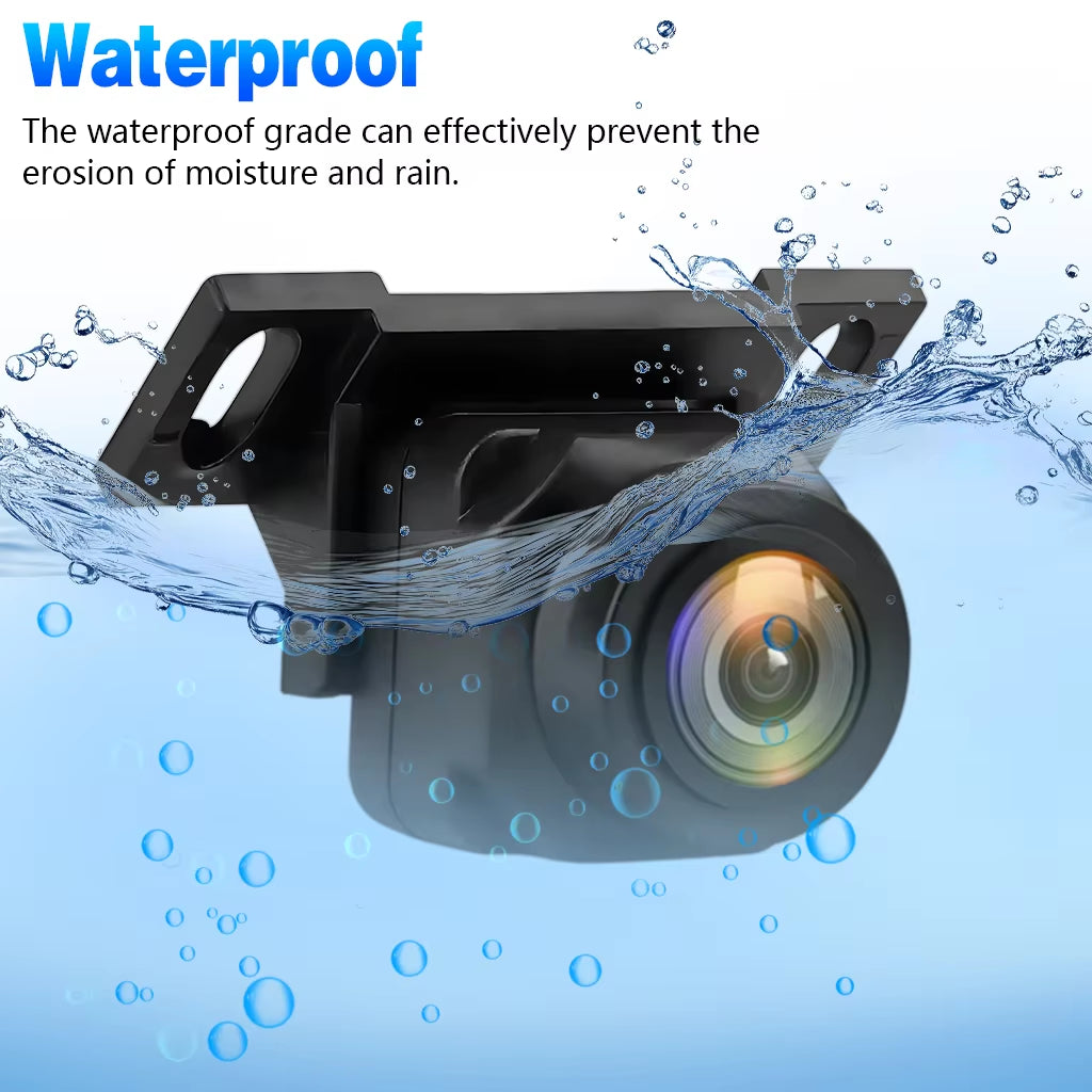 Car Backup Camera Rear View Camera 1080P Clear Anti-Interference 170 Degree Wide Angle Adjustable Vehicle Small Reversing Camera