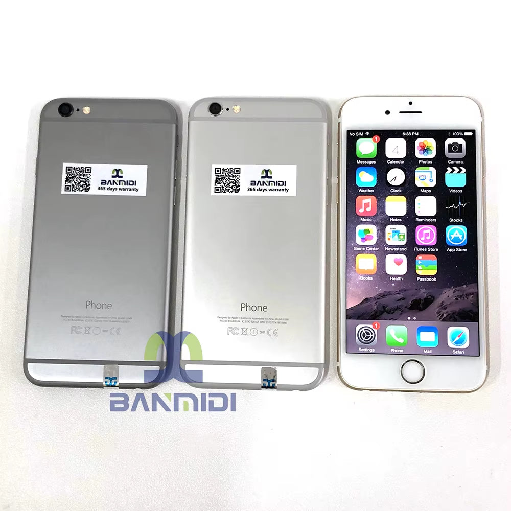 Original  Iphone 6 Unlocked Dual Core 4.7 Inch IOS 16/64/128GB ROM 1.4Ghz 8MP 3G 4G LTE Used Fingerprint Mobile Cell Phone