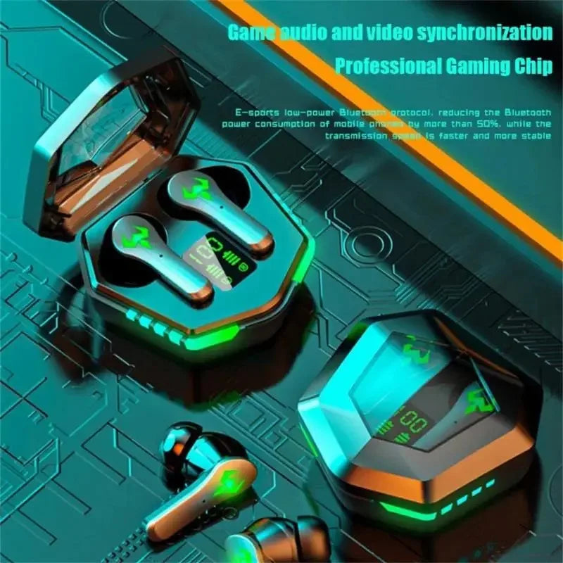 N35 Digital Display Tws Audifonos Auriculares Bluetooth Wireless Headphones Earbuds Gaming In-Ear Earphones