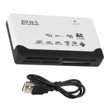 All in One Card Reader USB 2.0 SD Card Reader Adapter Support TF CF SD Mini SD SDHC MMC MS XD