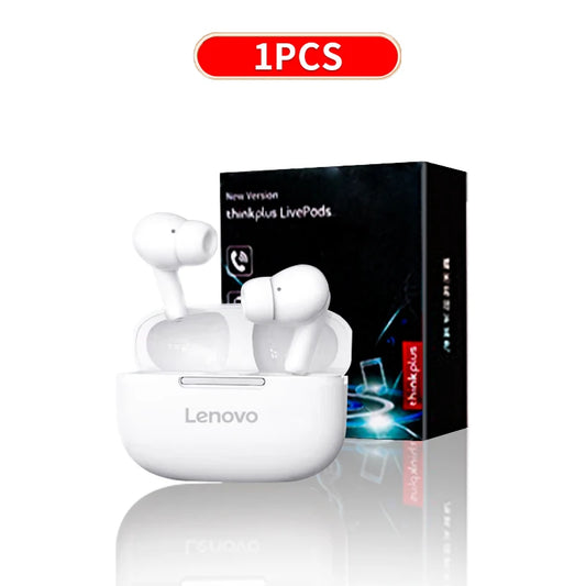 Lenovo  Wireless Earphones Bluetooth Headset In-Ear Earphones with Microphone for Ios/Android