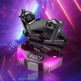 Wireless Bluetooth Headphones with LED Battery Display and Charger Case HIFI Sound Quality Music Game Sports Headphon
