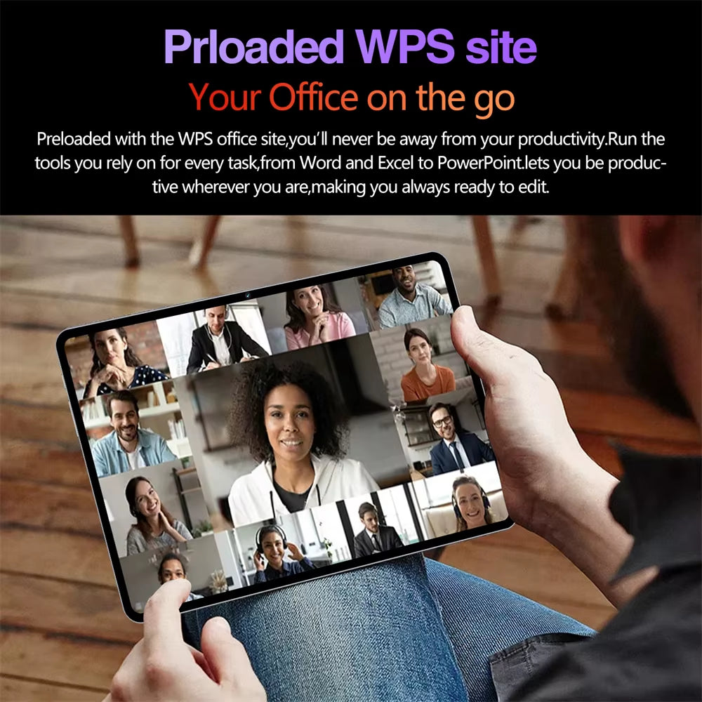 2025 New Original Pad 7S Pro Tablet 11Inch Android Tab 4G 5G Dual SIM 20000Mah WIFI HD Screen Children'S Tablets Kids Tablet PC