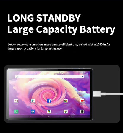 Massive 14-Inch Android Tablet 2025 Global Edition - 20GB RAM, 1TB ROM, 5G/Wi-Fi Dual SIM, 12900Mah & 10-Core Processor