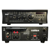 PCAU46BA Bluetooth Home Audio Amplifier System W/ Blue LED Display