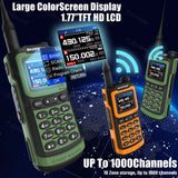 2026  UV-G30 Pro Walkie Talkie Long Range Portable 1000 Channel Ham FM Radios UHF VHF USB-C Charge 2-Way Radio Waterproof