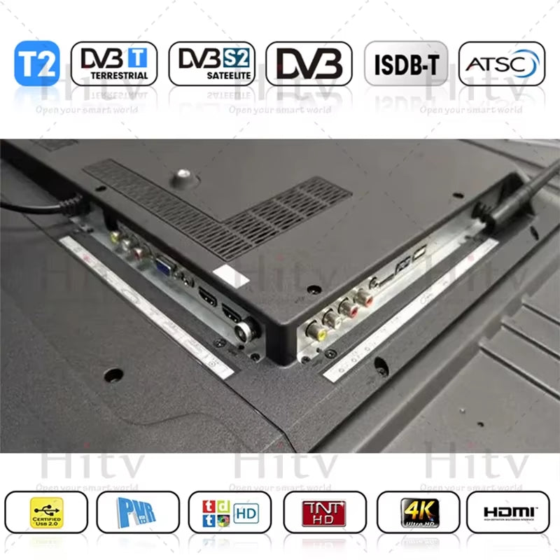 Bordeless 4K LED TV 40 Inch Full Screen Display Panel Android Webos Smart TV