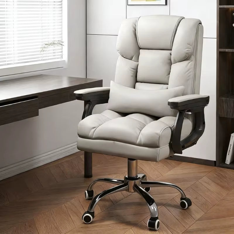 Luxury Modern Ergonomic Office Chair -Computer Desk Chair with Wheels, High Back Executive Swivel Chair for Home Office