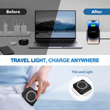 Magnetic Wireless Charger 15W 3 in 1 Fast Charging Portable Type-C Travel for Iphone 16 15 14 13 8 Apple Watch Airpods