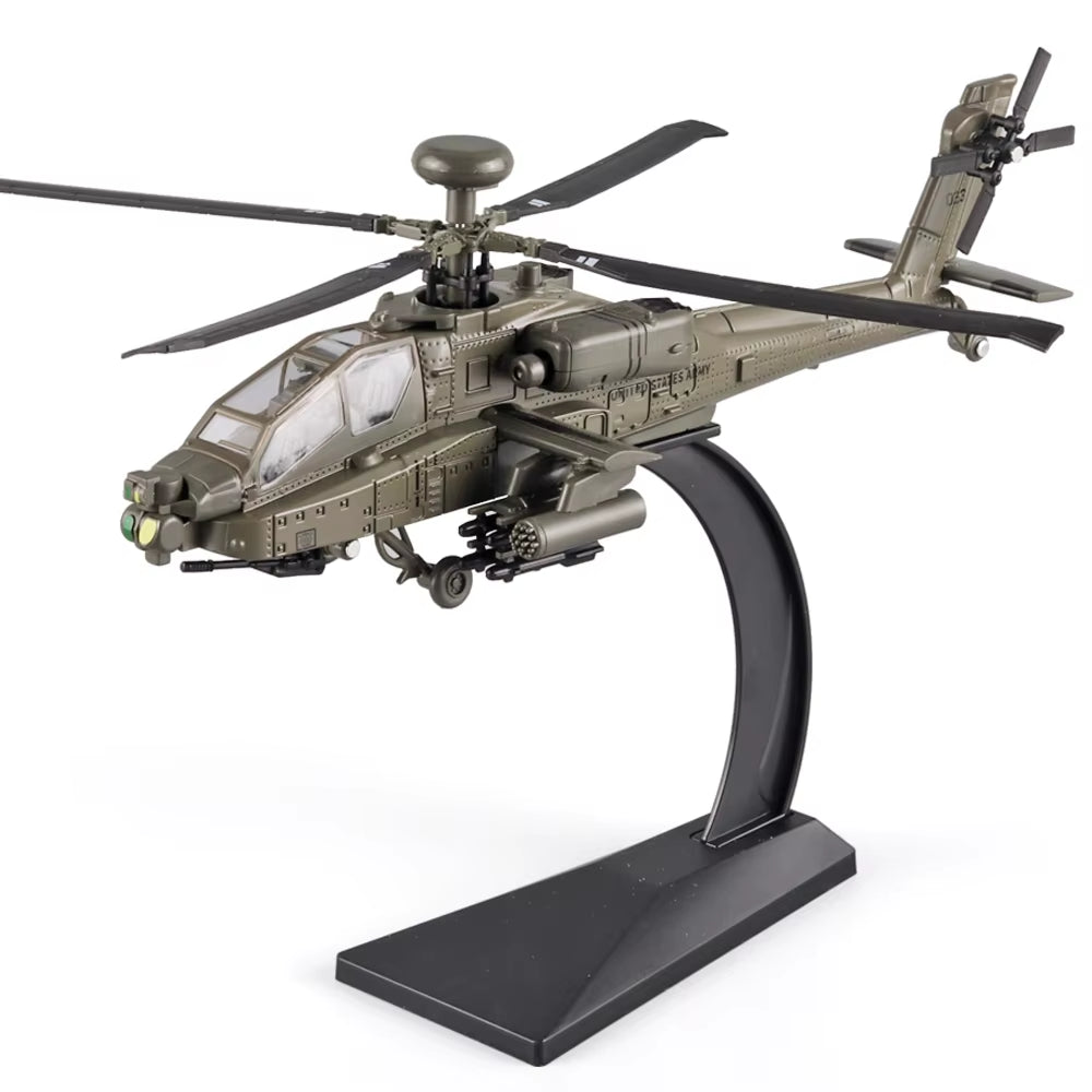 Black Hawk Helicopter Alloy Model with Display Stand & Gift Box Packaging Realistic Sound & Light Features Perfect for Display
