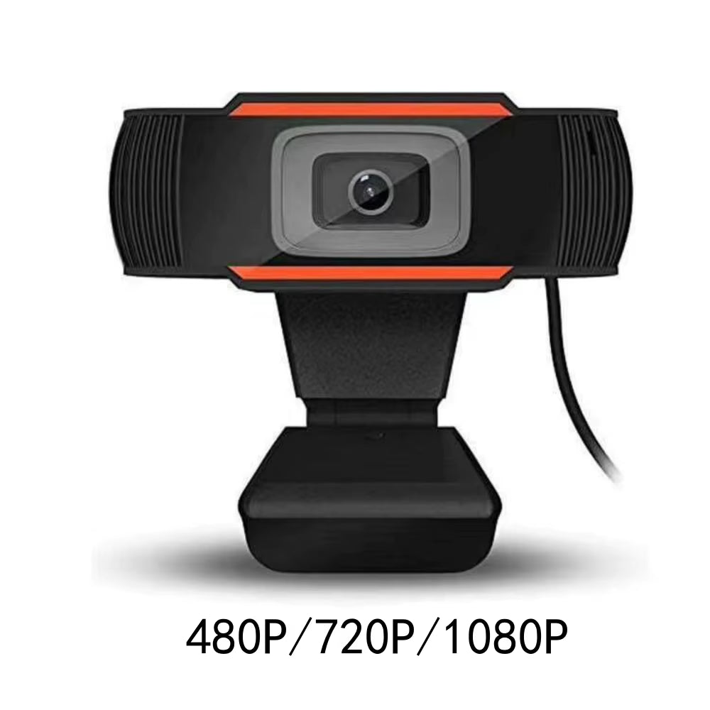 Mini Webcam 480/720/1080P HD USB Web Camera with Microphone for PC Computer Desktop Gamer Webcast Video Call Conference Work