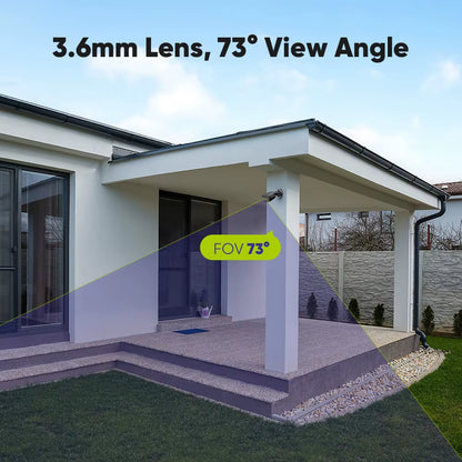 1080P HD TVI Bullet Security Cameras 2/4Pcs Outdoor Night Vision Cameras Home Surveillance Motion Detection Remote Access