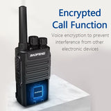 Mini Walkie Talkie Handheld BF-V8 BFV8 Gray Green Orange Intercom UHF HF Transceiver Walkie Talkie 10 KM