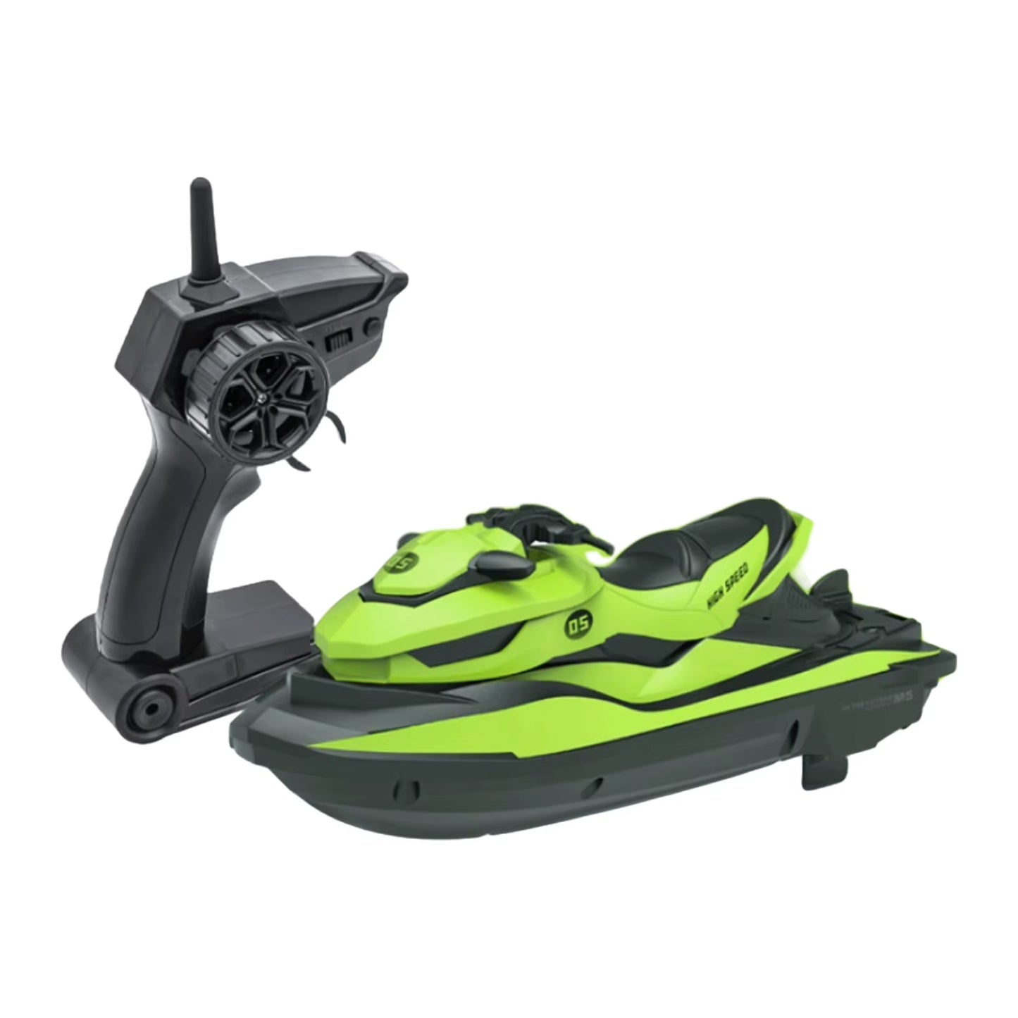 Mini Jet Ski High-Speed RC Motorboat Waterproof High-Speed Rc Toys Simulation Body Remote Control Boat for Kids Gift