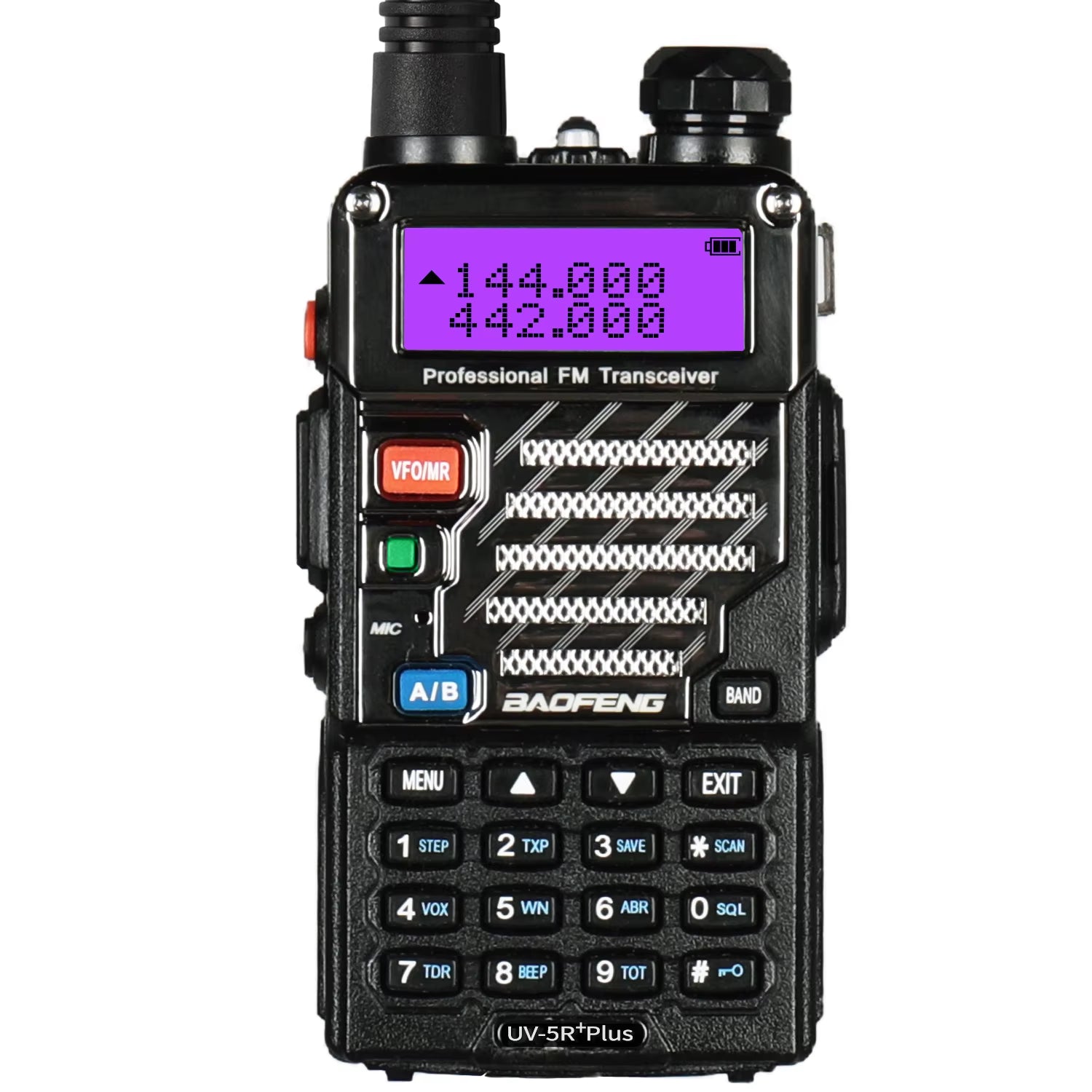UV-5R+ plus Two Way Radio, Long Range for Adults Rechargeable with Earpiece, Walkie Talkie for Outdoors