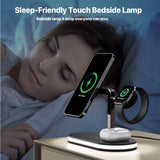 Wireless Charger Stand 4 in 1 Aluminum Alloy Magnetic Wireless Charger Stand