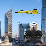 RC Foam Aircraft SU-35 SU-57 2.4G Aircraft with LED Wireless Electronic Control Glider Fixed Wing Aircraft Foam Boys Outdoor Toy