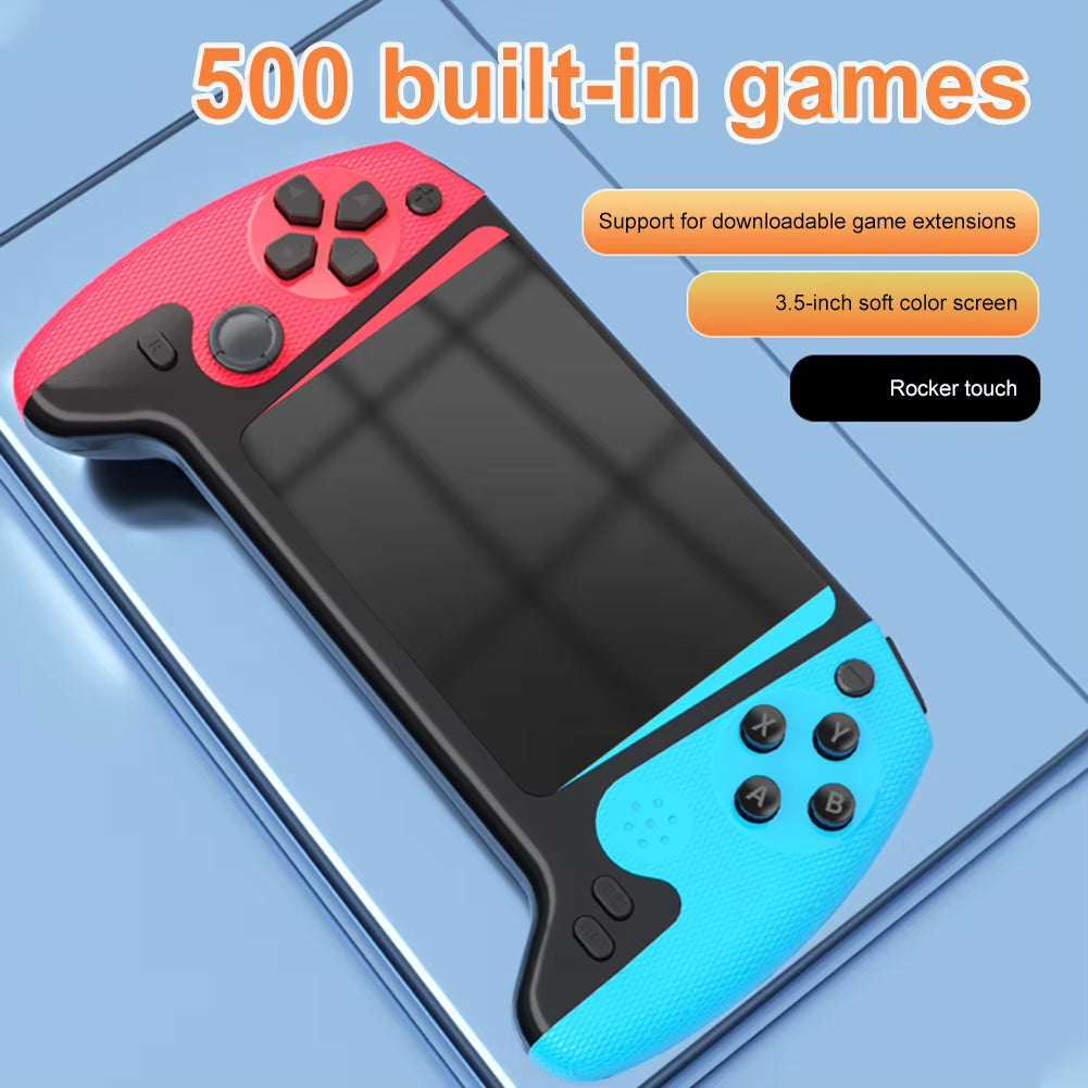 Retro Handheld Game Console 3.5Inch LCD Screen Built-In 500 Games Gaming Console 1200Mah Nostalgic Game Console for Kids Adults