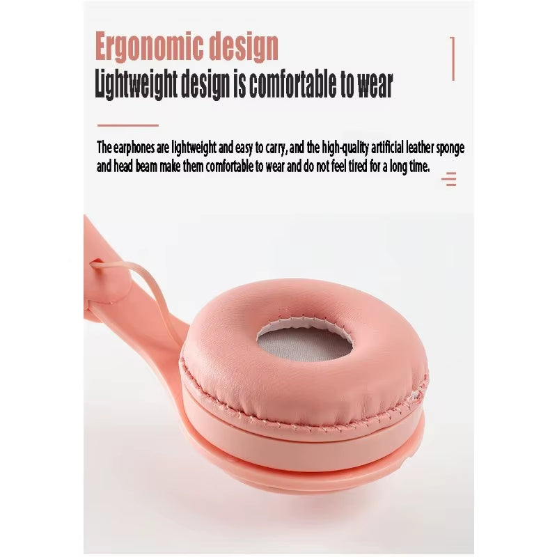 Stereo Y08 Headset 5.3 Bluetooth Headset Folding Wireless Sports Earphone Gaming Headsets Over-Ear Headphones for Android Ios