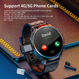 APPLLP 8 PRO Android Smart Watch Phone Big round Screen Wifi 4G Network Watch Camera Smartwatches SIM Card Watch Fitness