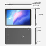 Tablet 10 Inch Android 12 32GB ROM 512GB Expand Tablets, 2GB RAM Wi-Fi 6 Tablet PC with 1.6Ghz Quad Core CPU, 10.1 Inch