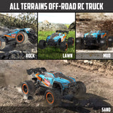 RC Truck 1:16 4X4 All Terrain RC Car 40KPH High Speed Remote Control Cars for Adults