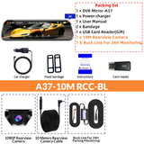 10" Dash Cam 2K Car Dvr Auto WIFI Mirror Stream Optioanl1080P Rearview Black Box Dashcam Camera Night Vision Drive Recorder