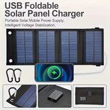 1Pc USB Folding Solar Panel Portable Flexible Small Waterproof 5V Folding Solar Panels Cells for Mobile Phone Battery Charger