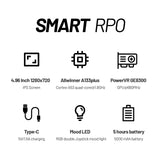 Smart Pro Handheld Game Console 4.96''IPS Screen Linux System Joystick RGB Lighting Smartpro Retro Video Game Player Gift
