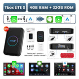 Carplay Android TV Box Lite Wired to Wireless Car Play Android Auto Adapter with HDMI Video Streaming Box for OEM Car