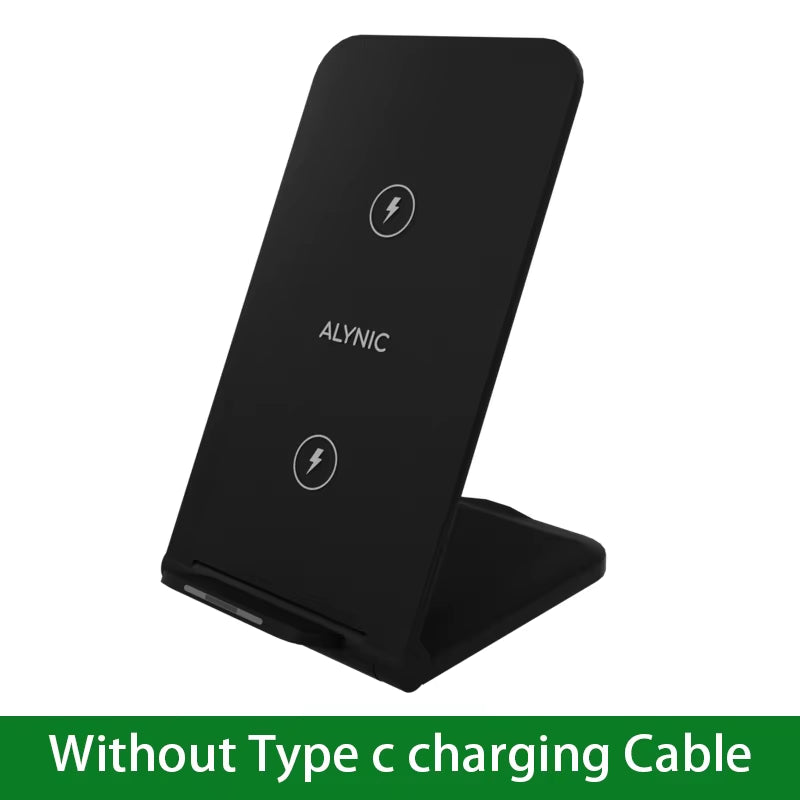 65W Wireless Charger Station Earphone Phone Fast Charging Charger Holder for Iphone 16 15 14 13 Pro Max Samsung S24 S23 Xiaomi