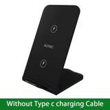 65W Wireless Charger Station Earphone Phone Fast Charging Charger Holder for Iphone 16 15 14 13 Pro Max Samsung S24 S23 Xiaomi