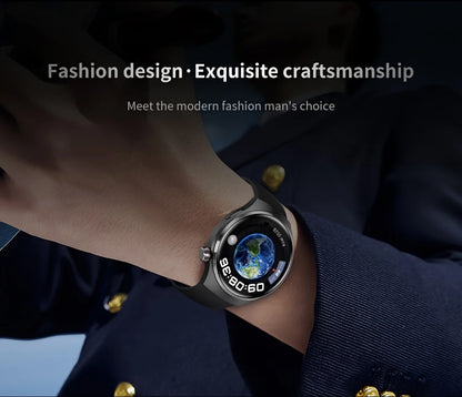 New Men'S Smart Watch HD Screen Heart Rate Bluetooth Call NFC Smartwatch for 2025 Men Women Holiday Gifts