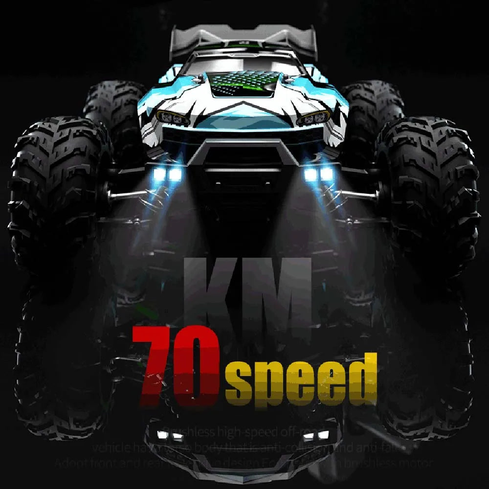 16101 /16102 PRO 1:16 High Speed RC Car with LED Light Drift 70KM/H 4WD RC Off-Road Car Monster Truck Toy for Kid Gifts