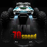 16101 /16102 PRO 1:16 High Speed RC Car with LED Light Drift 70KM/H 4WD RC Off-Road Car Monster Truck Toy for Kid Gifts
