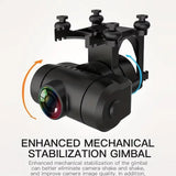 KF102 4K HD GPS Drone with Dual Camera 2-Axis Gimbal Optical Flow Wifi FPV, Foldable Quadcopter Toy for Adults and Kids