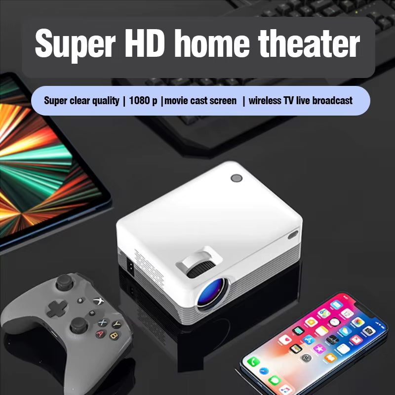 Smart LED Projector HD 1280X720P 5G Wifi Android 10 BT5.0 H700 Home Theater Outdoor Support Parsing 4K Mini Portable Projector