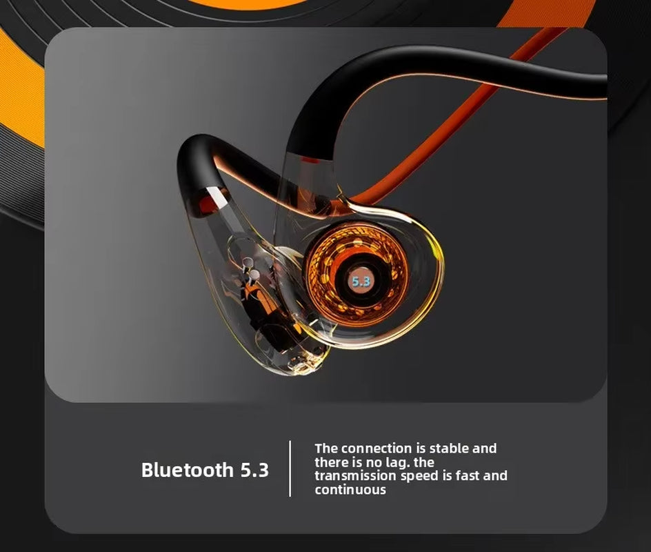 Original  X7 Bone Conduction Wireless Headphones 5.3 Bluetooth Earphones HIFI Stereo IPX7 Waterproof Music Sport Earbuds