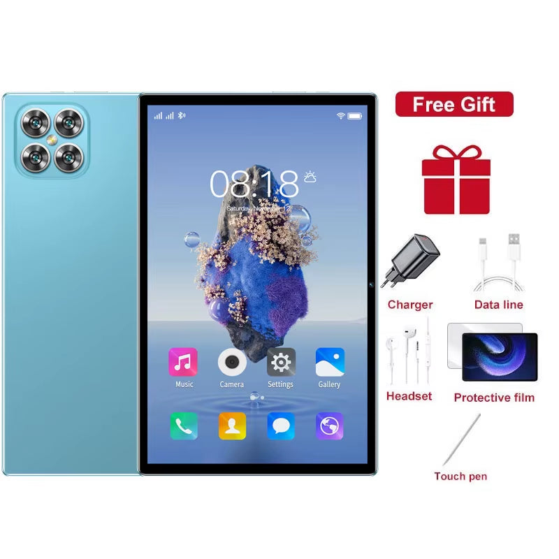 New K11 Tablets Case for 16GB+1TB 11Inch 5G Dual SIM Android Face Recognition Global Version Tablet PC 2025 for Children'S Kid