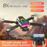 2025 New F199 RC Drone 4K Professinal with Wide Angle Triple HD Camera Foldable RC Helicopter WIFI FPV Height Hold Aircraft