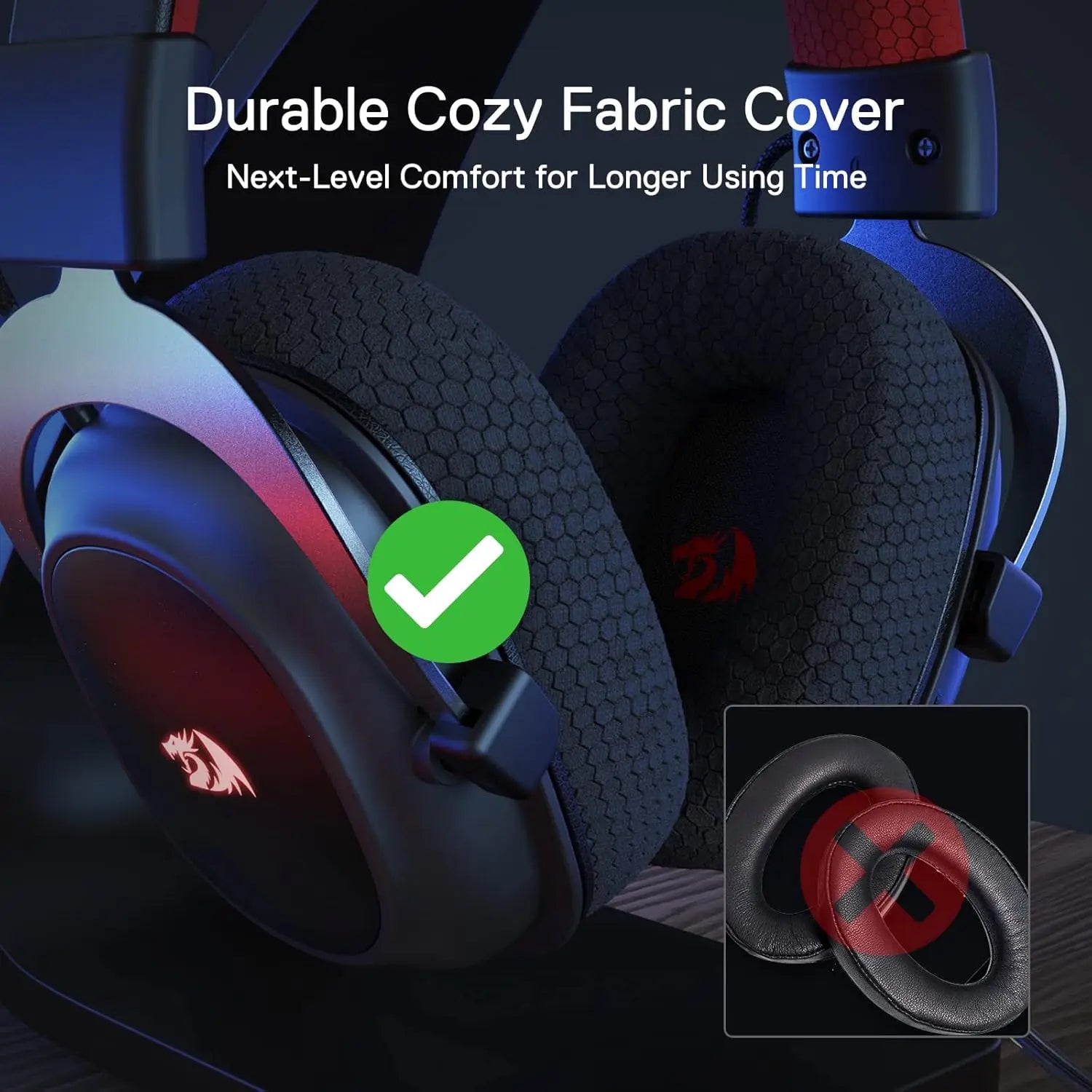 H510 PRO Zeus-X RGB Wireless Gaming Headset 7.1 Surround Sound 53MM Audio Drivers Multi Platforms Headphone