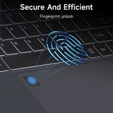 15.6 Inch Business Laptop Notebook PC CPU N5095 16GB RAM 1TB SSD Storage Windows 11 Fingerprint Recognition Backlit Keyboard