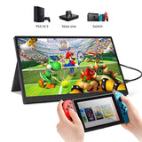 15.6 Inch Portable Monitor for PS4 NS XBOX Switch PC Gaming HDMI Eye-Care 1920*1080 Resolution IPS Panel 300Nits Brightness