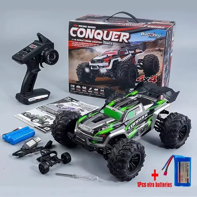 1:16 Scale Large RC Car 50Km/H High Speed 4WD Children Toy for Boys Remote Control Car 2.4G off Road Monster Truck RC Toy