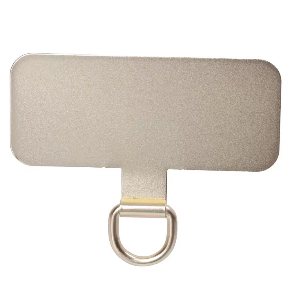 3/2/1Pcs Stainless Steel Hanging Clip Anti-Lost Metal Phone Lanyard Tether Tab Card Ultra Thin Cell Phone Sling Piece Patch
