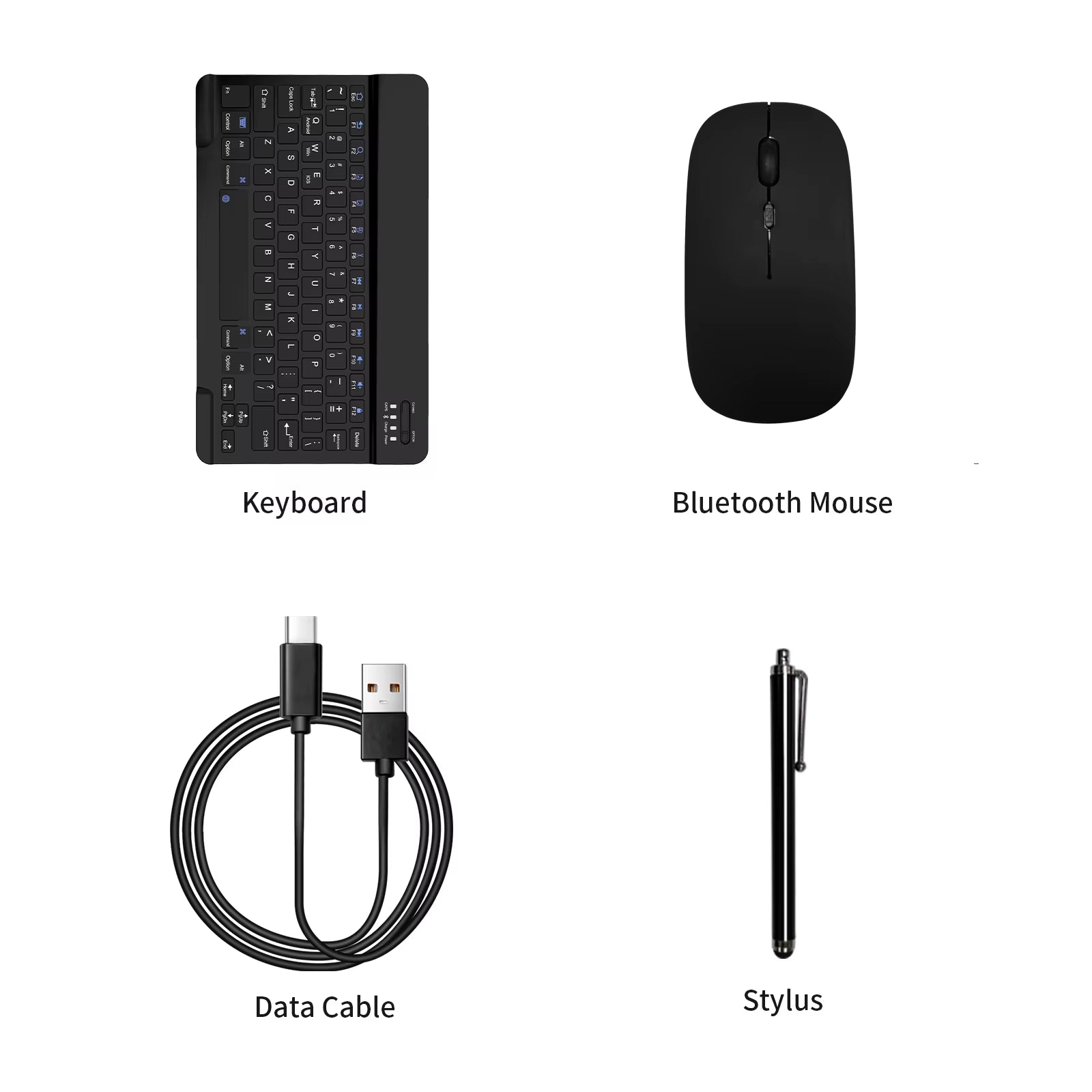 Android 14 Tablet 10.1 Inch, 8GB(4+4 Expand) RAM + 128GB ROM, Octa Core, 5G Wifi, with Keyboard, Mouse, Case