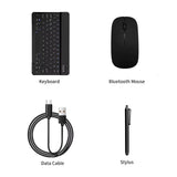 Android 14 Tablet 10.1 Inch, 8GB(4+4 Expand) RAM + 128GB ROM, Octa Core, 5G Wifi, with Keyboard, Mouse, Case