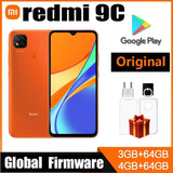 Global Rom  Redmi 9C Smartphone 4GB RAM 128GB ROM Mediatek Helio G35 6.53 Inch Android 10 13MP Camera 5000Mah Cellphone