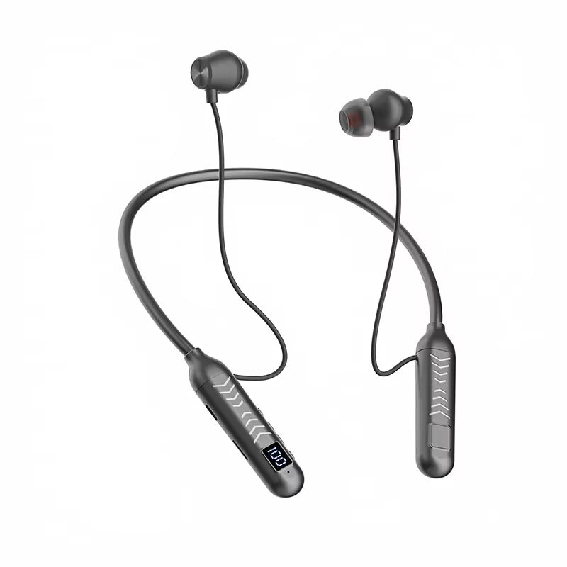 2023 New True Wireless BT Headphones: High Quality, Long Life, Digital Display and Pluggable Memory Card Playback!