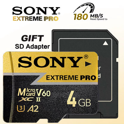 Extreme Pro Micro TF SD Card 128GB SD Memory Card High Speed 256GB 512GB 1TB A2 U3 Mini Flash Cards for Phone Camera PC